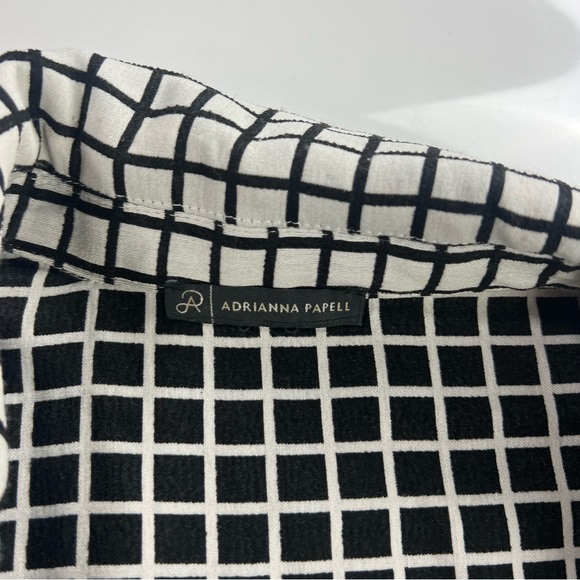 Adrianna Papell women’s white and black square blazer M m139-40 - Picture 3 of 4